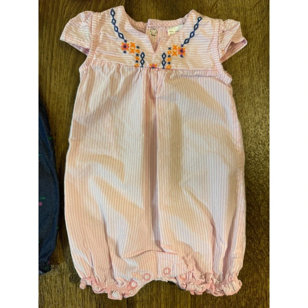 Carters Baby Girl‎ Clothes Lot 3 Months Rompers Outfits Summer Shorts 1 Pieces
